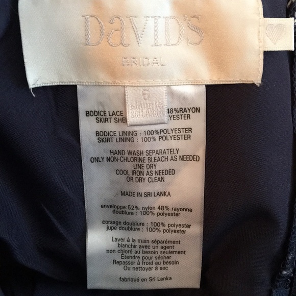 David’s Bridal• Lace and mesh dress - Picture 4 of 5